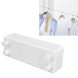 4m Retractable Clothesline Stainless Steel Laundry Line Wall Mounted Dryer for Bathroom Laundry Living Room