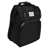 Backpack Multifunctional Foldable Large Capacity Baby Diaper Storage Bag for TravelBlack