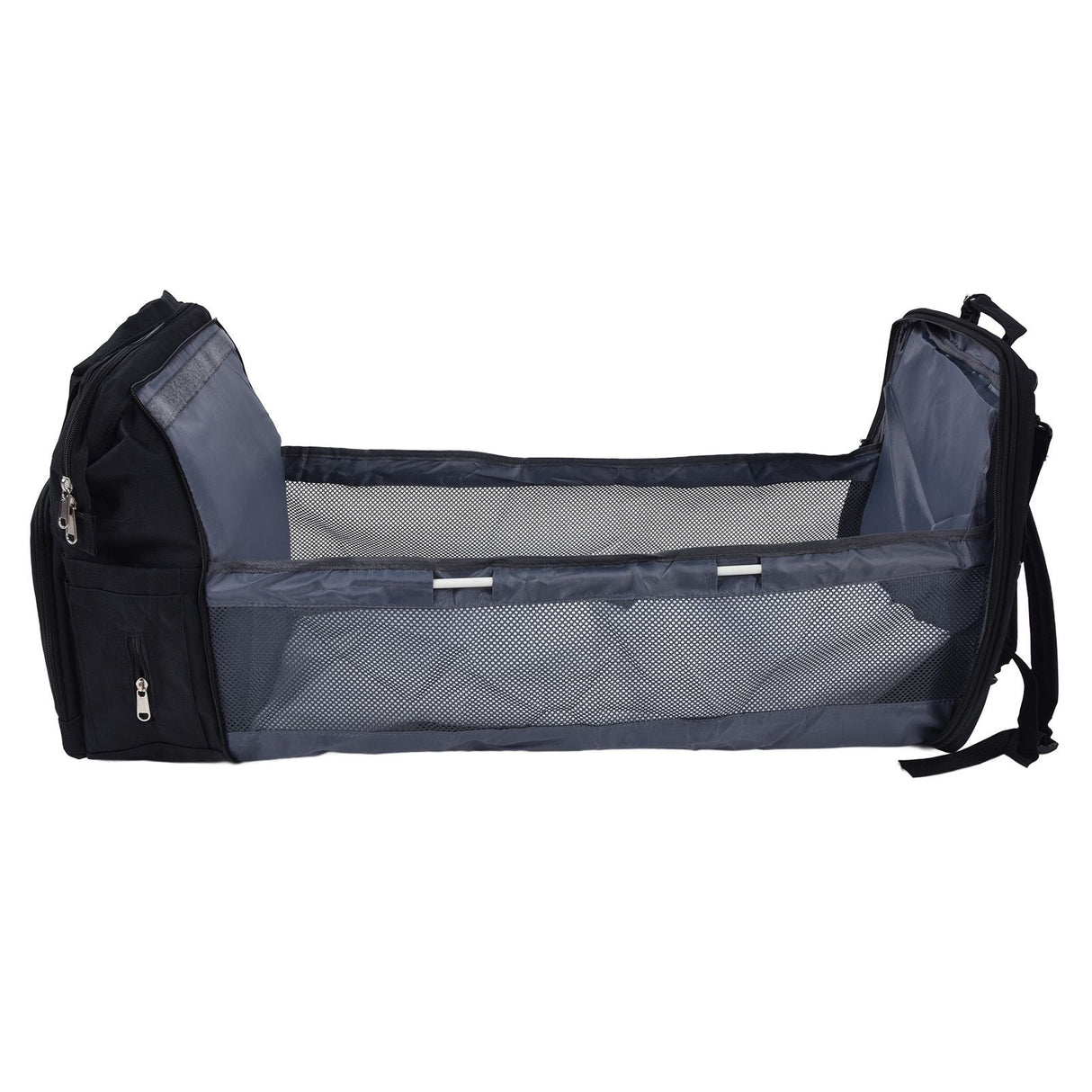 Backpack Multifunctional Foldable Large Capacity Baby Diaper Storage Bag for TravelBlack