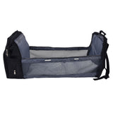 Backpack Multifunctional Foldable Large Capacity Baby Diaper Storage Bag for TravelBlack
