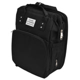 Backpack Multifunctional Foldable Large Capacity Baby Diaper Storage Bag for TravelBlack - Low Angle