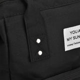 Backpack Multifunctional Foldable Large Capacity Baby Diaper Storage Bag for TravelBlack