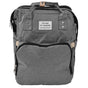 Backpack Multifunctional Foldable Large Capacity Baby Diaper Storage Bag for TravelLight Grey
