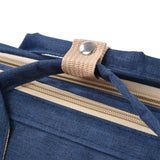 Backpack Multifunctional Foldable Large Capacity Baby Diaper Storage Bag for TravelDark Blue - Extra Image