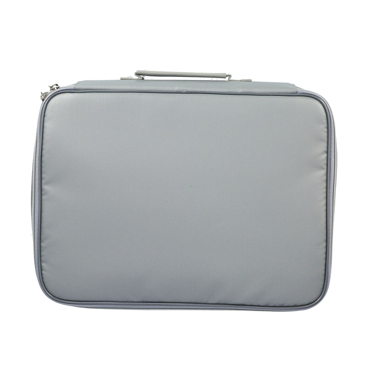 Document Bag Fireproof Waterproof Portable Large Size Multi Layer File Organizer for Home and TravelSilver