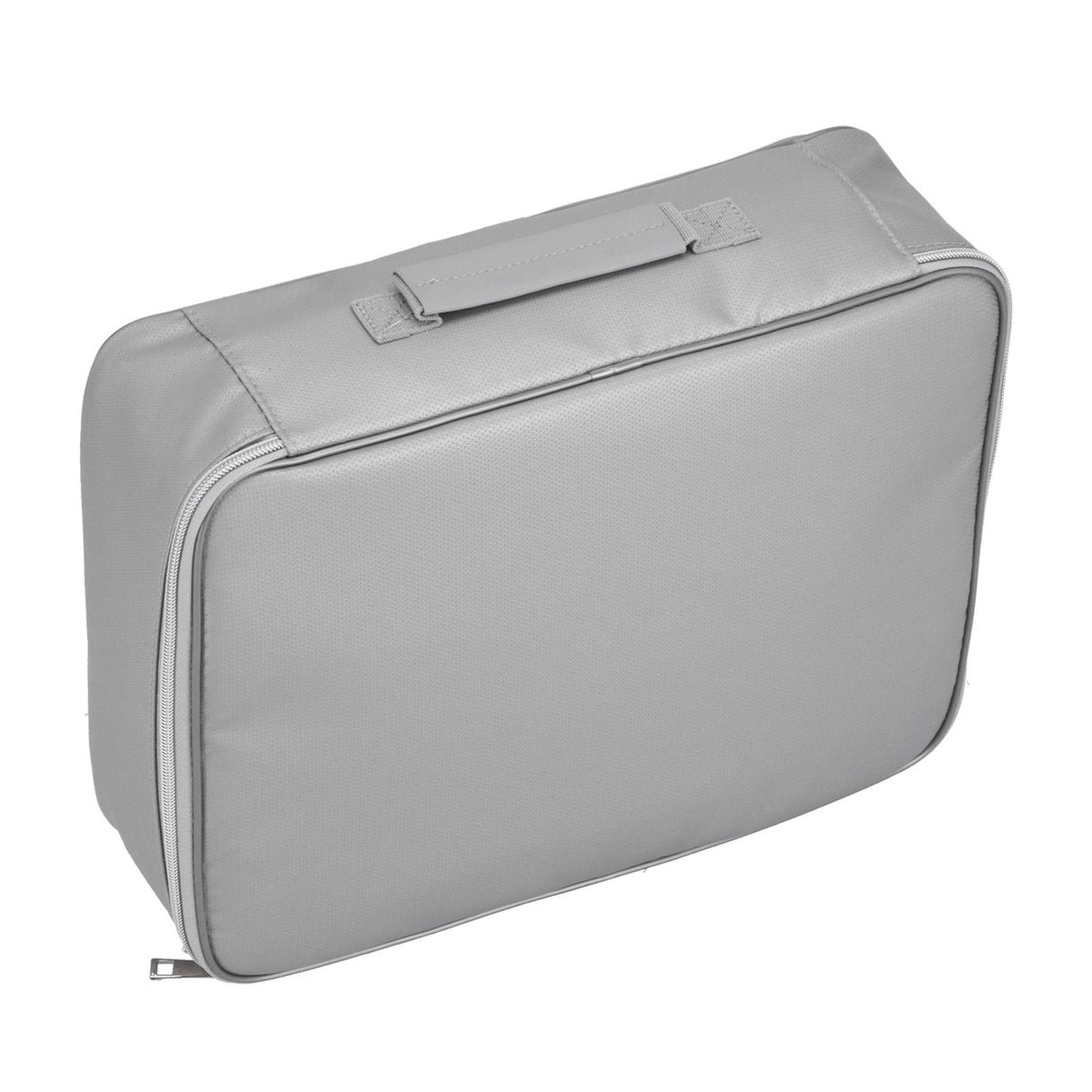 Document Bag Fireproof Waterproof Portable Large Size Multi Layer File Organizer for Home and TravelSilver
