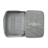 Document Bag Fireproof Waterproof Portable Large Size Multi Layer File Organizer for Home and TravelSilver