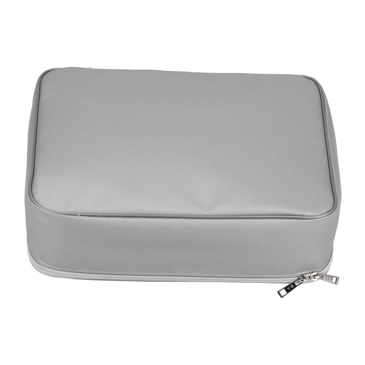 Document Bag Fireproof Waterproof Portable Large Size Multi Layer File Organizer for Home and TravelSilver