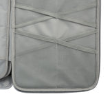 Document Bag Fireproof Waterproof Portable Large Size Multi Layer File Organizer for Home and TravelSilver