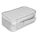Fireproof Document Bag with Lock Portable Small Fireproof Document Bag for Home Office TravelSilver