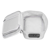 Fireproof Document Bag with Lock Portable Small Fireproof Document Bag for Home Office TravelSilver