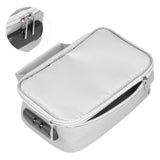 Fireproof Document Bag with Lock Portable Small Fireproof Document Bag for Home Office TravelSilver