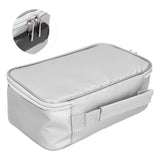 Fireproof Document Bag with Lock Portable Small Fireproof Document Bag for Home Office TravelSilver - Extra Image
