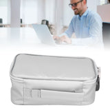 Fireproof Document Bag with Lock Portable Small Fireproof Document Bag for Home Office TravelSilver - Extra Image