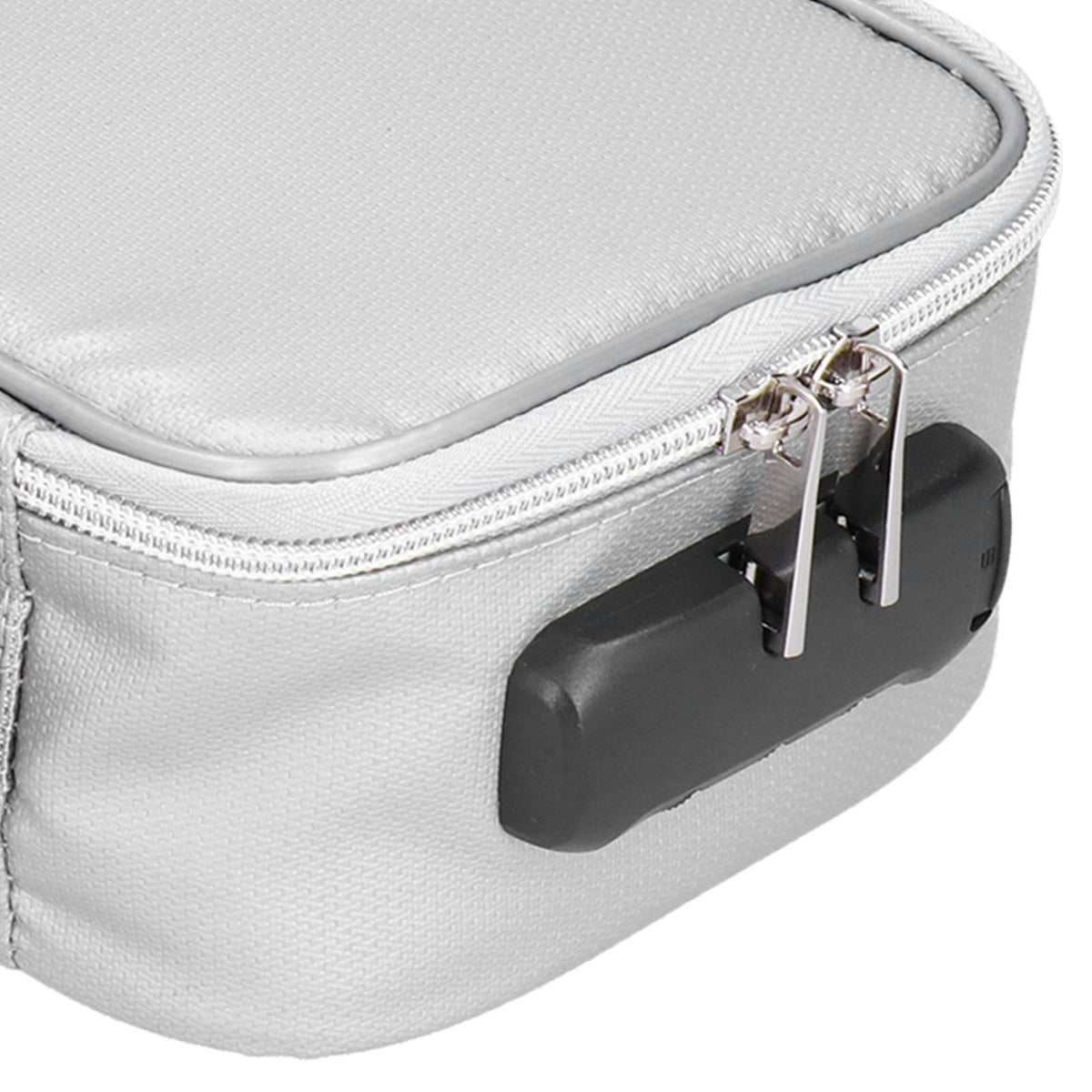 Fireproof Document Bag with Lock Portable Small Fireproof Document Bag for Home Office TravelSilver