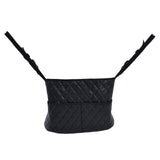 Rhombus Hanging Car Net Pocket Large Capacity Car Storage Bag Seat Bag Net Bag for Home Car - Top-Down View