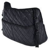 Rhombus Hanging Car Net Pocket Large Capacity Car Storage Bag Seat Bag Net Bag for Home Car - Close-Up Angle