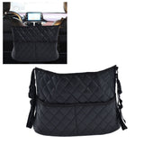 Rhombus Hanging Car Net Pocket Large Capacity Car Storage Bag Seat Bag Net Bag for Home Car - Extra Image