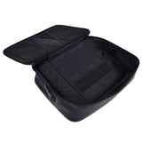 Fireproof Document Bag Pouch Portable File Safe Organizer Large Capacity Storage Box Case with LockBlack - Front View