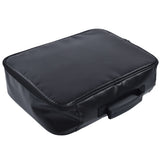 Fireproof Document Bag Pouch Portable File Safe Organizer Large Capacity Storage Box Case with LockBlack