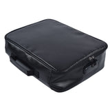 Fireproof Document Bag Pouch Portable File Safe Organizer Large Capacity Storage Box Case with LockBlack