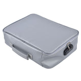 Fireproof Document Bag Pouch Portable File Safe Organizer Large Capacity Storage Box Case with LockSilver