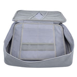 Fireproof Document Bag Pouch Portable File Safe Organizer Large Capacity Storage Box Case with LockSilver