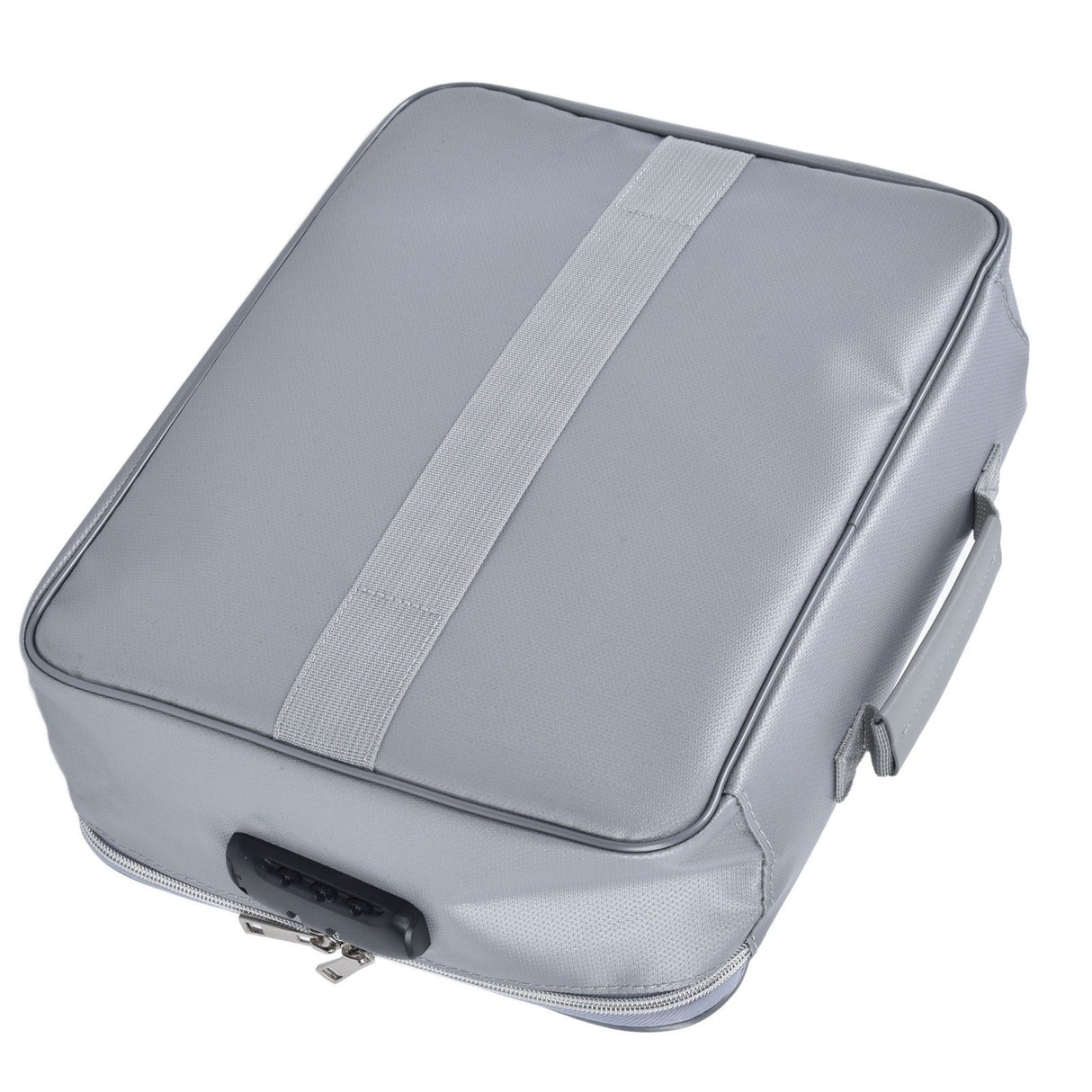 Fireproof Document Bag Pouch Portable File Safe Organizer Large Capacity Storage Box Case with LockSilver