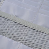 Fireproof Document Bag Pouch Portable File Safe Organizer Large Capacity Storage Box Case with LockSilver