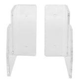 Wall Mount Sliding Plate Bracket Acrylic Durable Skateboard Wall Hanger for Home - Top-Down View