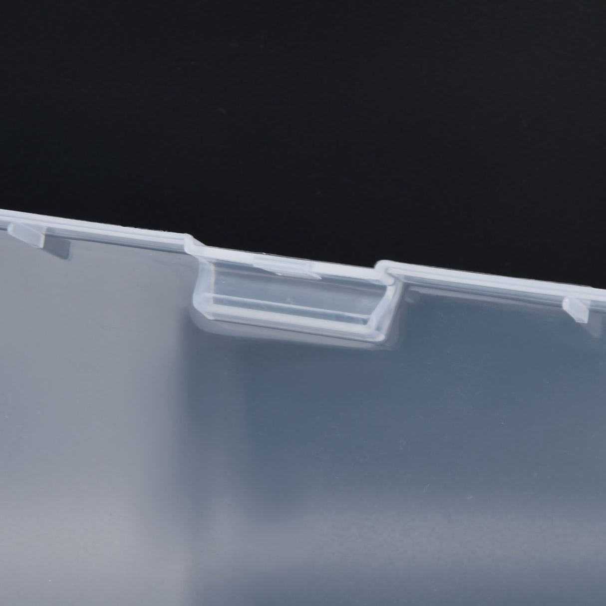 Transparent Storage Box Clear Plastic Container with Hinged Cover for Small ObjectsCrafts Beads Jewelry