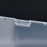 Transparent Storage Box Clear Plastic Container with Hinged Cover for Small ObjectsCrafts Beads Jewelry