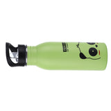 Stainless Steel Sport Water Bottle 500ml Cute Vacuum Insulated Water Bottle with Sucking Mouth for Outdoor SportsGreen Panda