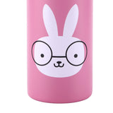 Stainless Steel Sport Water Bottle 500ml Cute Vacuum Insulated Water Bottle with Sucking Mouth for Outdoor SportsPink Bunny - Extra Image