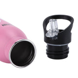 Stainless Steel Sport Water Bottle 500ml Cute Vacuum Insulated Water Bottle with Sucking Mouth for Outdoor SportsPink Bunny - Extra Image