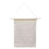 Pockets Cotton Linen Wall Hanging Earrings Storage Bags Multifunctional Home Decor Hanging BagS