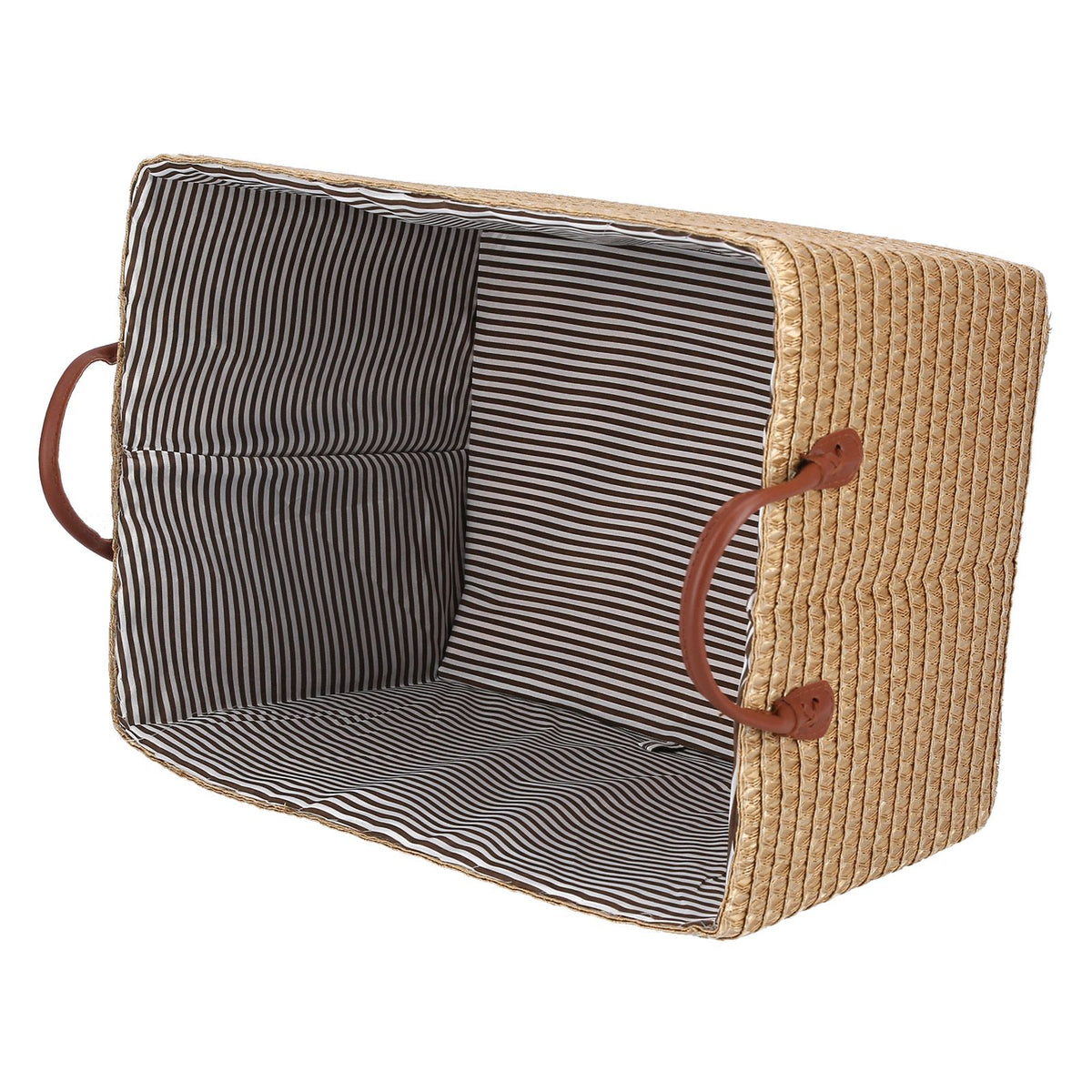 Large Collapsible Storage Basket Foldable Storage Bin for Toys Books Bedroom ClosetPale Yellow