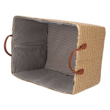 Large Collapsible Storage Basket Foldable Storage Bin for Toys Books Bedroom ClosetPale Yellow