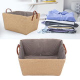 Large Collapsible Storage Basket Foldable Storage Bin for Toys Books Bedroom ClosetPale Yellow