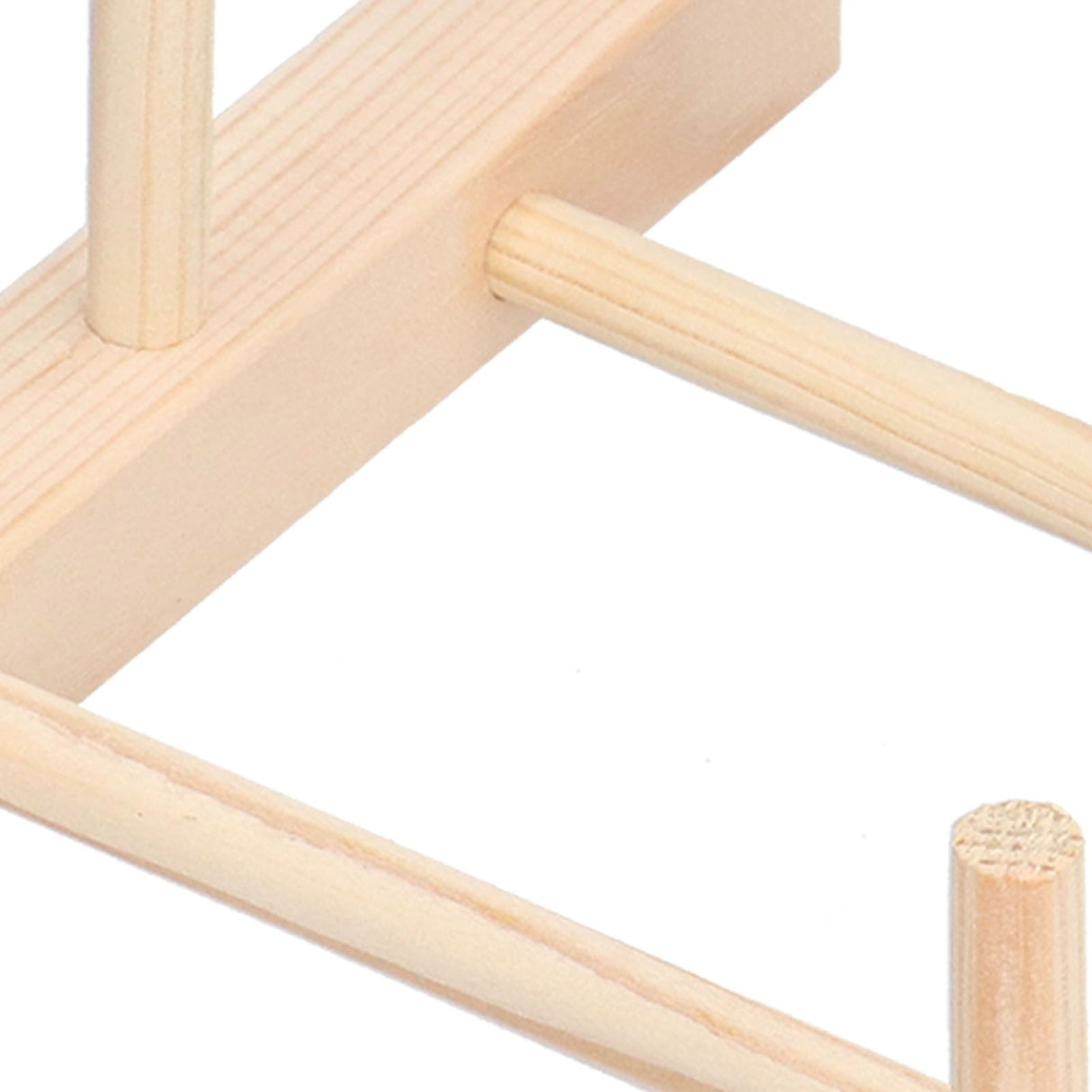 Wooden Dish Plate Drain Rack Non Defrmation Dinnerware Storage Organizer for Dish Plate Bowl Cup Pot Lid