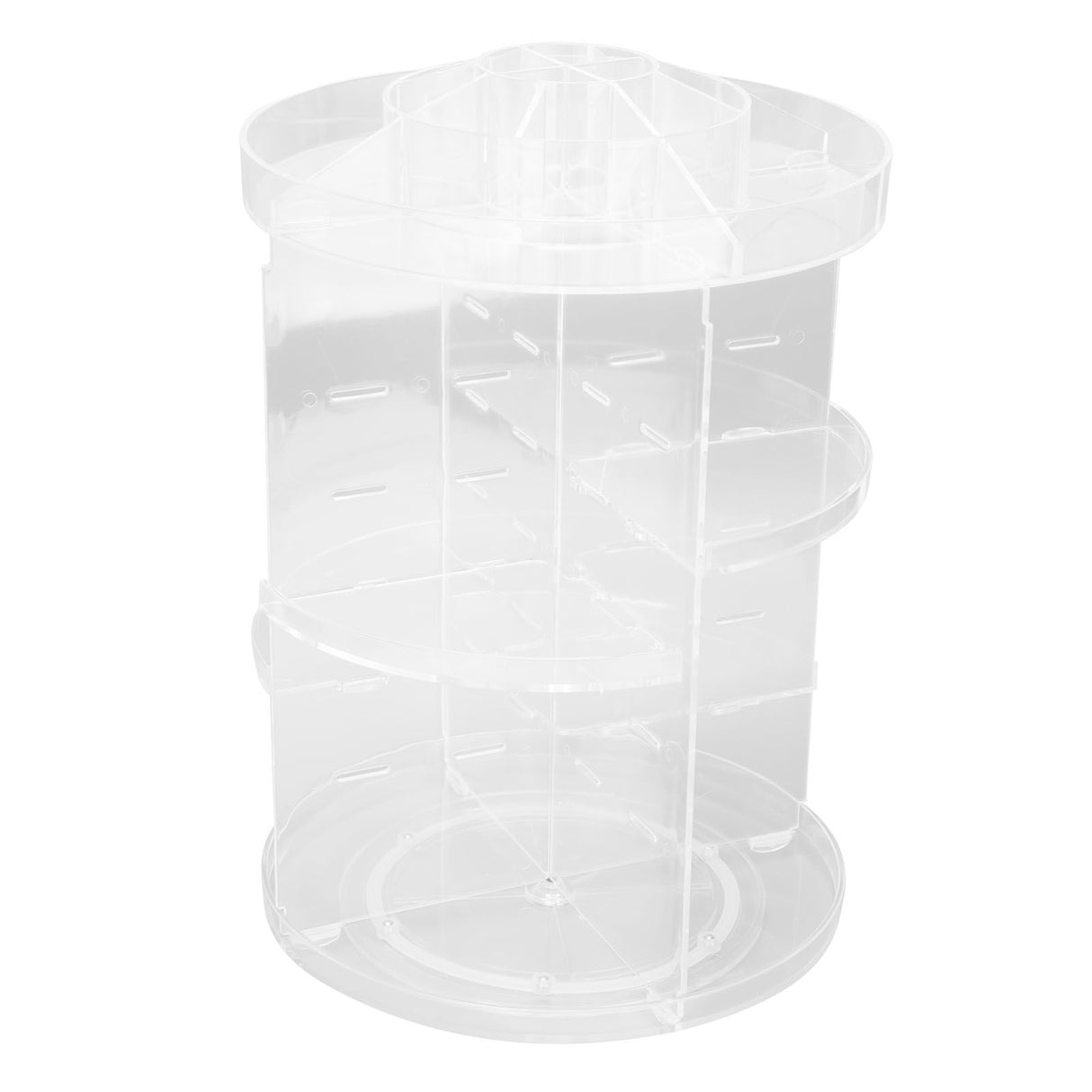 Makeup Organizer 360 Degree Rotation Cosmetic Storage Box Large Capacity Acrylic Jewelry Storage Rack