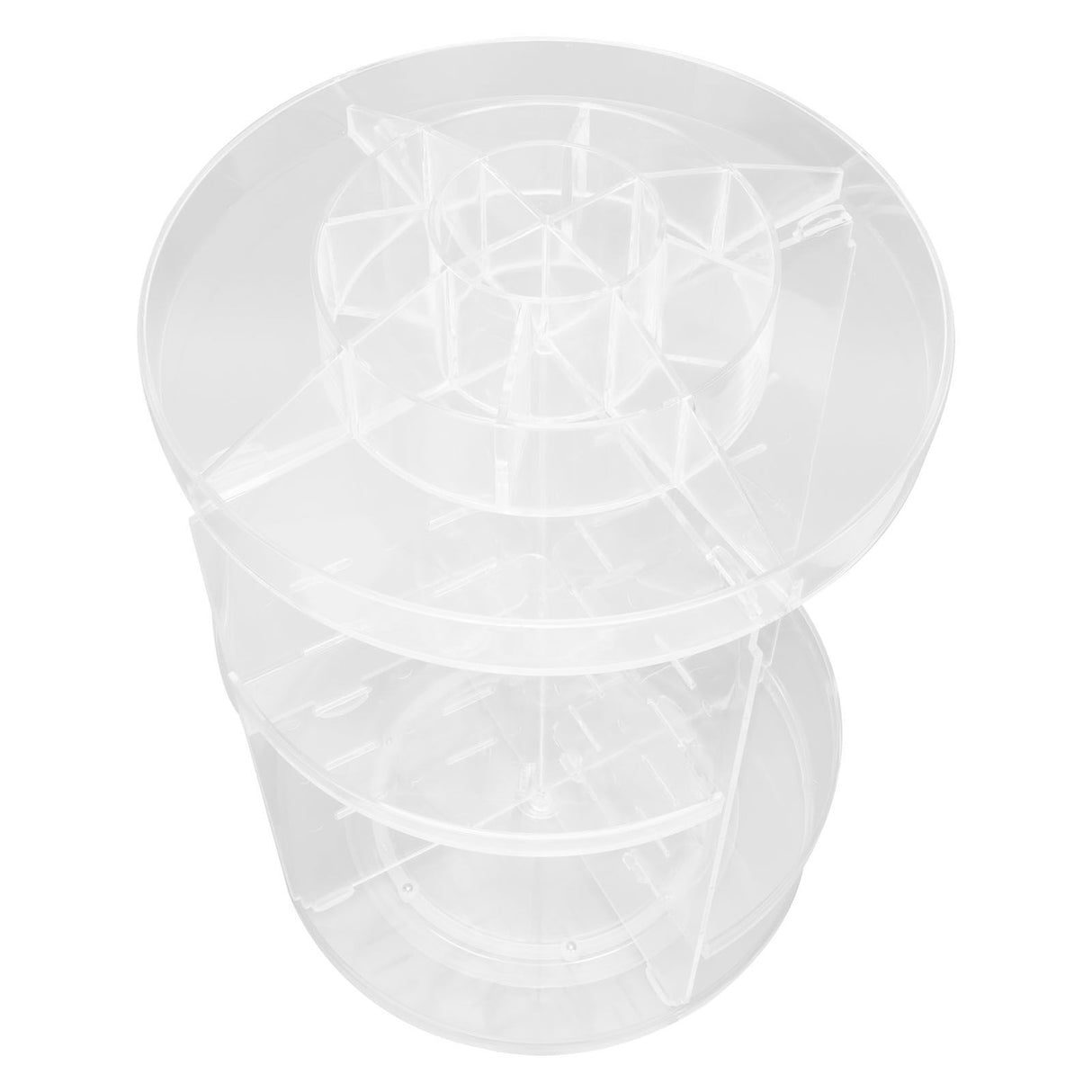 Makeup Organizer 360 Degree Rotation Cosmetic Storage Box Large Capacity Acrylic Jewelry Storage Rack