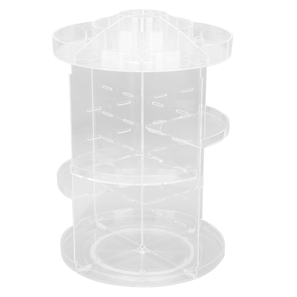 Makeup Organizer 360 Degree Rotation Cosmetic Storage Box Large Capacity Acrylic Jewelry Storage Rack
