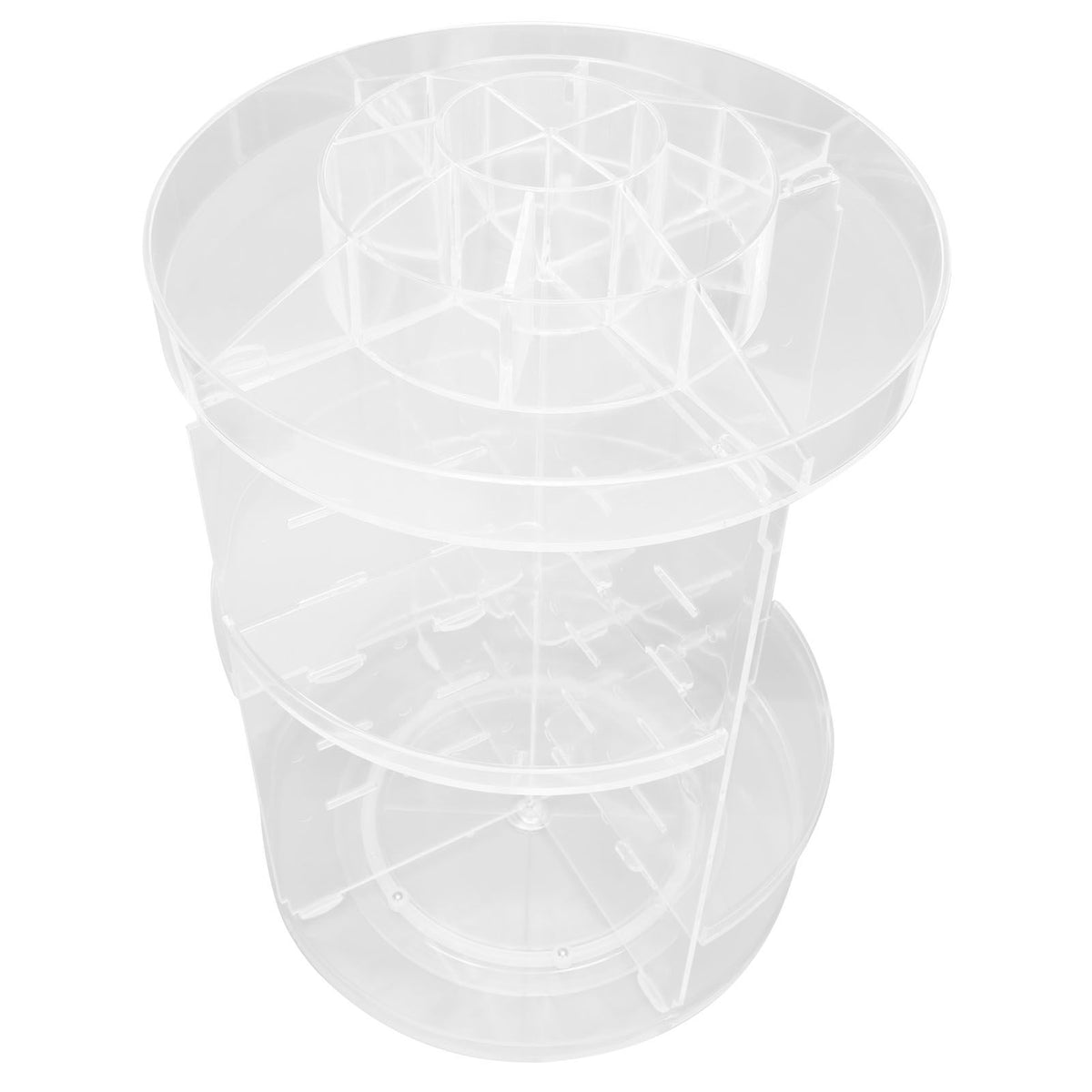 Makeup Organizer 360 Degree Rotation Cosmetic Storage Box Large Capacity Acrylic Jewelry Storage Rack