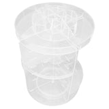 Makeup Organizer 360 Degree Rotation Cosmetic Storage Box Large Capacity Acrylic Jewelry Storage Rack