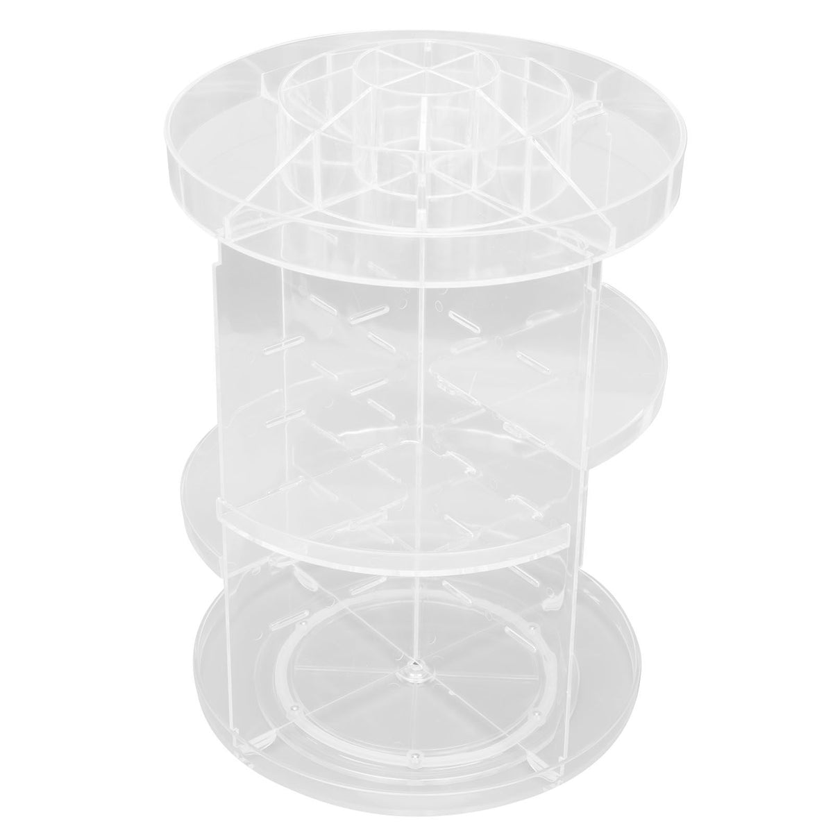 Makeup Organizer 360 Degree Rotation Cosmetic Storage Box Large Capacity Acrylic Jewelry Storage Rack