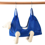 Dog Grooming Sling Multifunctional Pet Grooming Hammock Helper for Bathing Washing Grooming and Trimming NailBlue S - Extra Image