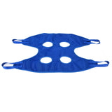 Dog Grooming Sling Multifunctional Pet Grooming Hammock Helper for Bathing Washing Grooming and Trimming NailBlue M - Front View