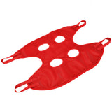 Dog Grooming Sling Multifunctional Pet Grooming Hammock Helper for Bathing Washing Grooming and Trimming NailRed S - Close-Up Angle