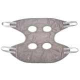Dog Grooming Sling Multifunctional Pet Grooming Hammock Helper for Bathing Washing Grooming and Trimming NailGrey M - Rear View